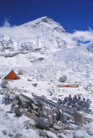 Foto de Campamento base del Monte Everest, Nepal - Imagen libre de derechos