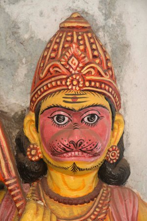 Téléchargez les photos : Statue du Seigneur Hanuman, puri, orissa, Inde, asie - en image libre de droit