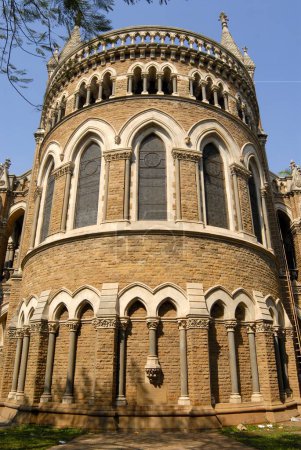 The Covasji Jehangir Convocation Hall ; heritage building built by George Gilbert Scott in 1874 ;Fort ; Bombay now Mumbai ; Maharashtra ; India
