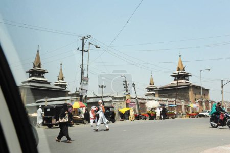 Photo for Street scene, Srinagar, jammu Kashmir, india, asia - Royalty Free Image