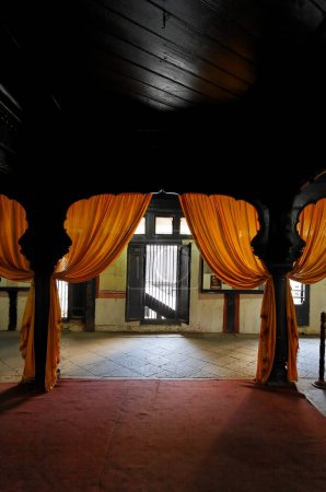 Photo for Typical interior of Peshwa wada ; Vishrambaug wada ; Pune ; Maharashtra ; India - Royalty Free Image