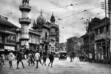 Foto de Foto antigua vintage de Pydhonie mumbai maharashtra India - Imagen libre de derechos