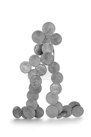 Balance of coins, india, asia
