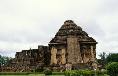 Téléchargez les photos : Temple solaire de Konarak Monument du patrimoine mondial, Konarak, Orissa, Inde - en image libre de droit