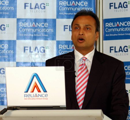 Foto de Anil Ambani presidente de Reliance Group, Mumbai, Maharashtra, India, Asia - Imagen libre de derechos