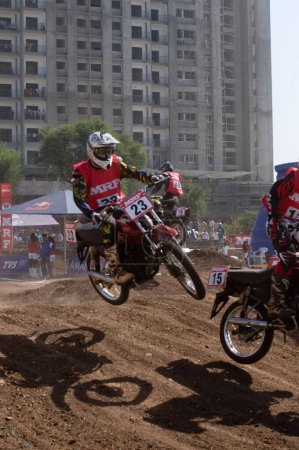Photo for Motocross bike race Pune Maharashtra India Asia Dec 2011 - Royalty Free Image