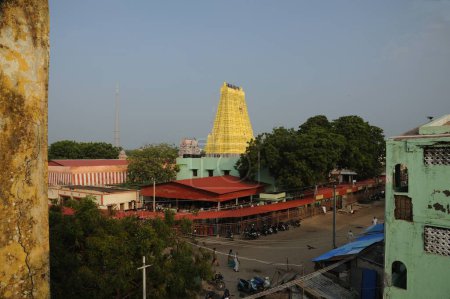 Téléchargez les photos : Temple Ramanathaswamy Shiva, Rameswaram, Tamil Nadu, Inde, Asie - en image libre de droit