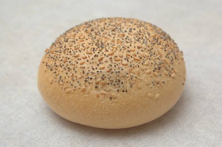 Photo for Food , Rosen bread (bread topped with onion seeds and sesame seeds) Bakery - Royalty Free Image