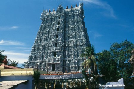 Der Thanumalayan-Tempel in Suchindram, Kanyakumari, Tamil Nadu, Indien, Asien