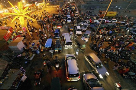 Foto de Atasco de tráfico, Pune, Maharashtra, India - Imagen libre de derechos