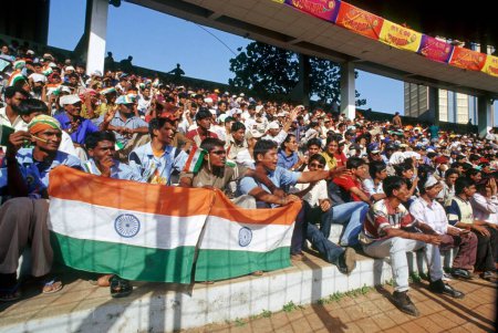 Photo for Crowd at wankhade stadium, mumbai bombay, maharashtra, india - Royalty Free Image