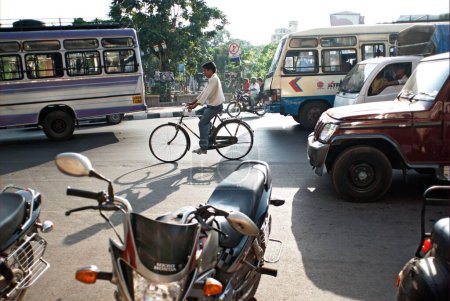 Photo for Traffic in Margao, Goa, India - Royalty Free Image