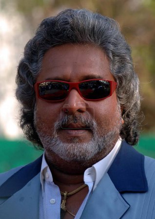 Téléchargez les photos : Homme d'affaires indien Vijay Mallya, hippodrome de Mahalaxmi, Mumbai, Maharashtra, Inde, Asie - en image libre de droit