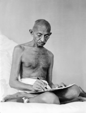 Foto de Famosa figura política Mahatma Gandhi, India - Imagen libre de derechos