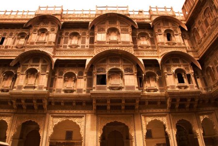 Téléchargez les photos : Fort de Mehrangarh ; Jodhpur ; Rajasthan ; Inde - en image libre de droit