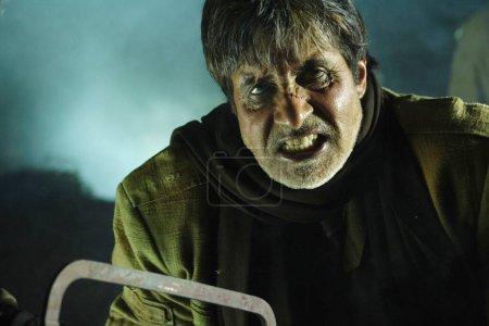Foto de Bollywood actor de cine Amitabh Bachchan en la película Ram Gopal Varma ki Aag - Imagen libre de derechos