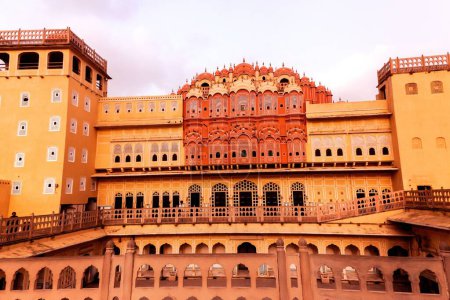 Foto de Backside, Hawa Mahal, Jaipur, Rajasthan, India, Asia - Imagen libre de derechos