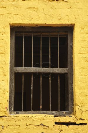 Photo for Old window on wall paithan aurangabad maharahtra india - Royalty Free Image