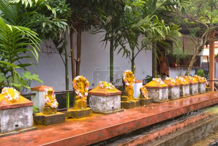 Photo for The Maruthorvattom Sree Dhanwanthari temple dedicated to Lord Dhanwanthari in Kerala ; India - Royalty Free Image