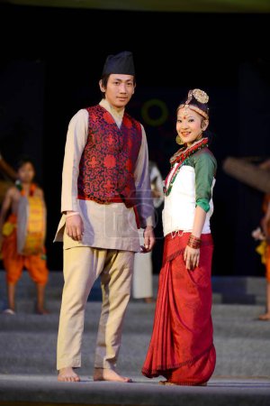 Photo for Couple Wearing Traditional Dress India Asia - Royalty Free Image