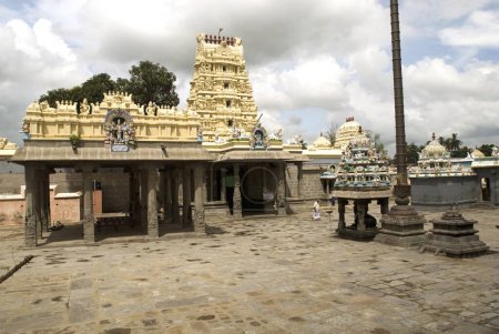 Téléchargez les photos : Temple Kachabeswarar dédié au Seigneur Shiva à Kanchipuram ; Tamil Nadu ; Inde - en image libre de droit