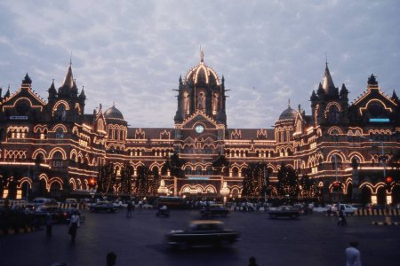 Photo for VT Station on 150 years of Completion, Mumbai, Maharashtra, India - Royalty Free Image