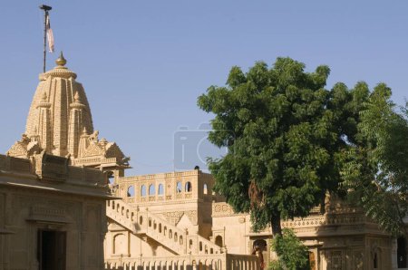 jain temple Amarsagar Jaisalmer Rajasthan India Asia