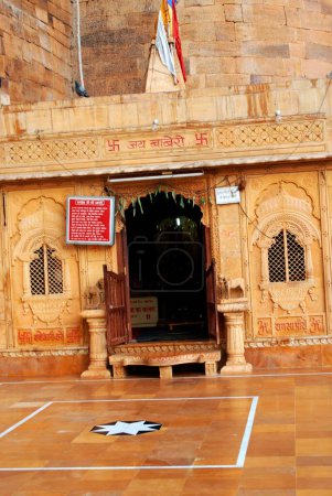 Baba Ramdeo templo en el fuerte de Jaisalmer; Rajasthan; India