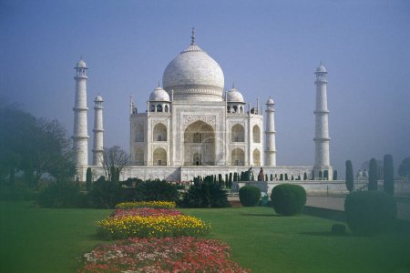 Photo for Garden at Taj Mahal Seventh Wonder of The World , Agra , Uttar Pradesh , India - Royalty Free Image