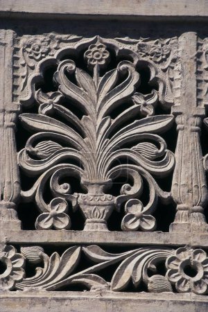 Design délicat jali à Vidyadhar Ka Bagh, Jaipur, Rajasthan, Inde, Asie