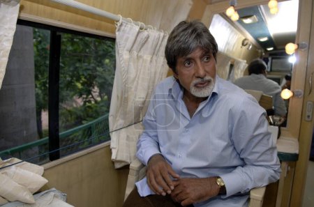 Photo for Indian Bollywood Hindi Film Actor, Amitabh Bachchan, Mumbai, Maharashtra, India, Asia - Royalty Free Image