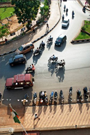 Foto de Vista superior de Traffic Margaon, Goa, India - Imagen libre de derechos