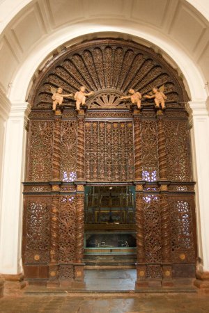 Tür der Kathedrale; Old Goa; Indien