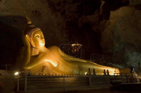 Photo for Reclining Buddha (46metres) , Suwan Khuha temple ,  Bangkok , Thailand - Royalty Free Image