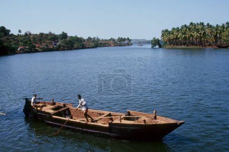 Photo for Boating in mandovi river, goa, india - Royalty Free Image