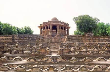 Photo for Sun Temple - 1027 A.D. , Modhera , Gujarat , India - Royalty Free Image