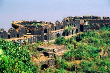 Photo for Ruins of island fort Janjira , Murud , Maharashtra , India - Royalty Free Image