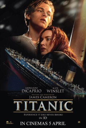 Photo for Hindi film movie poster of titanic, india, asia - Royalty Free Image