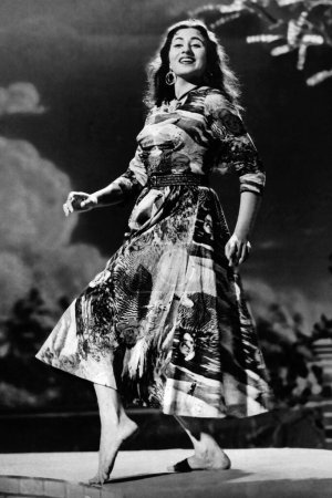 Foto de Actriz india de Bollywood Madhubala, India, Asia, 1955 - Imagen libre de derechos