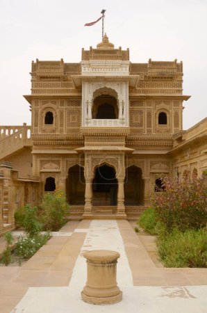Téléchargez les photos : Temple Amar Sagar Jain, Lodurva, Jaisalmer, Rajasthan, Inde, Asie - en image libre de droit