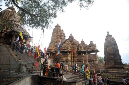 Photo for Lord shiva and Lakshman temple Khajuraho Madhya Pradesh India Asia - Royalty Free Image