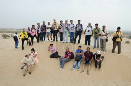 Téléchargez les photos : Photographes Thar desert Jaisalmer Rajasthan Inde Asie - en image libre de droit
