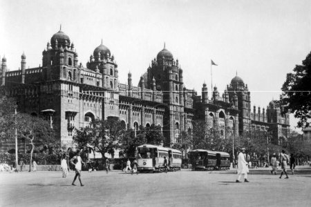Foto de Antiguo vintage 1900 GPO Oficina General de Correos, Bombay, Mumbai, Maharashtra, India, Asia - Imagen libre de derechos