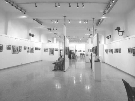 Photo for Jagdish Agarwal photography exhibition, Jehangir Art Gallery, Mumbai, Maharashtra, India, Asia - Royalty Free Image