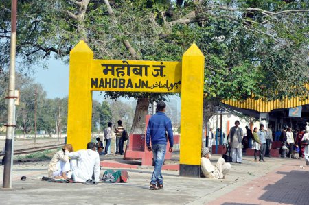 Photo for Mahoba railway station madhya pradesh India Asia - Royalty Free Image