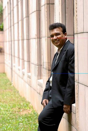 Téléchargez les photos : Étudiant Abhishek Mitra à la Indian School of Business à Hyderabad, Andhra Pradesh, Inde - en image libre de droit