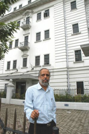 Foto de T. V. Ramaswamy del ITC limitado frente a la sede de Virginia House, Calcuta Kolkata, Bengala Occidental, India - Imagen libre de derechos