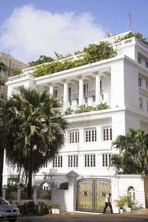 Foto de Edificio mansión ajindal; DR. Gopalrao Deshmukh marg; Peddar road; Grant Road; Bombay Mumbai; Maharashtra; India - Imagen libre de derechos
