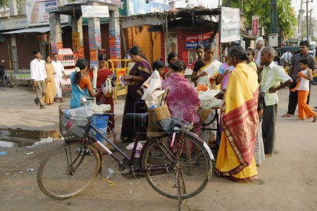 Foto de Zona de mercado, Chidambaram, Tamil Nadu, India - Imagen libre de derechos