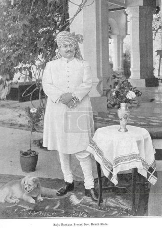 Foto de Príncipes de la India Raja Narayan Prasad Dev Baudh State, Orissa, India - Imagen libre de derechos